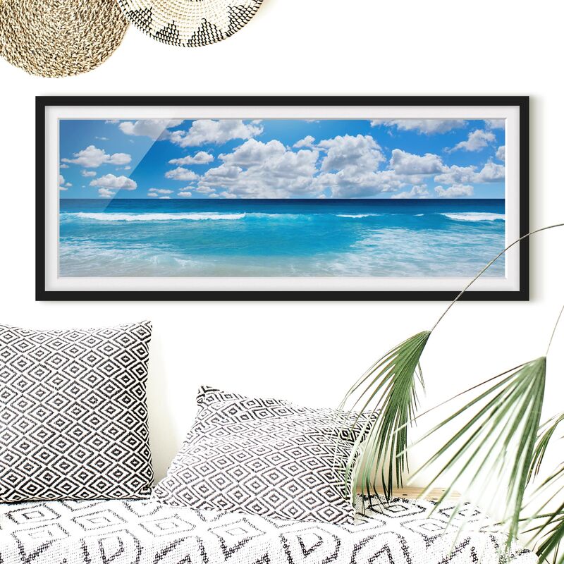 

Póster enmarcado - Touch Of Paradise Dimensión LxA: 30cm x 75cm, Marco: Negro