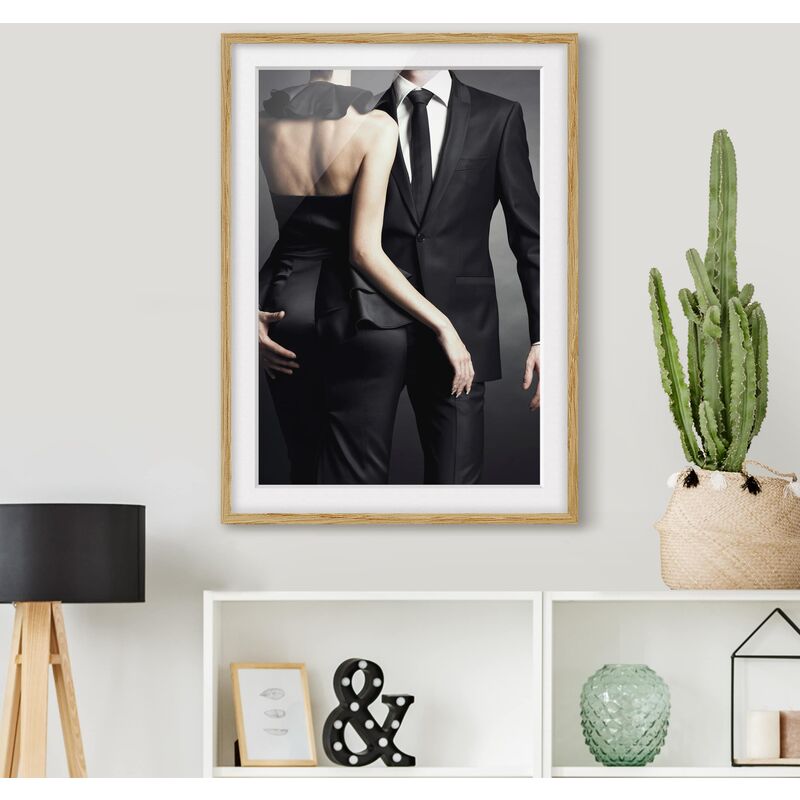 

Póster enmarcado - Touch Of Elegance Dimensión LxA: 70cm x 50cm, Marco: Roble