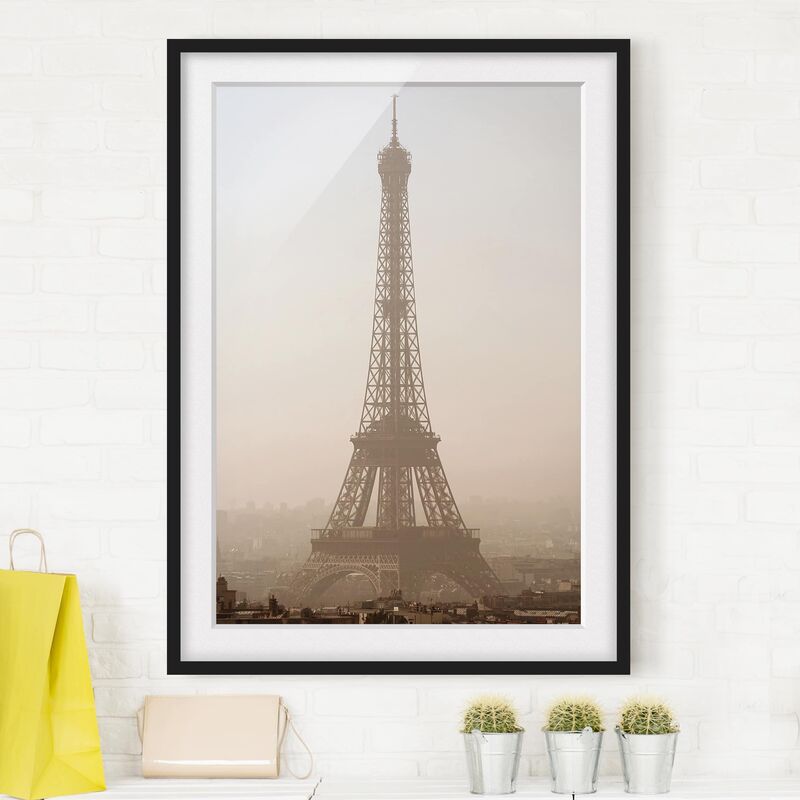 

Póster enmarcado - Tour Eiffel Dimensión LxA: 70cm x 50cm, Marco: Negro