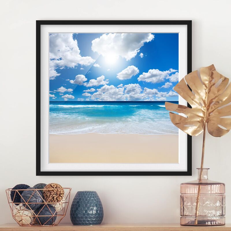 

Póster enmarcado - Touch Of Paradise Dimensión LxA: 30cm x 30cm, Marco: Negro