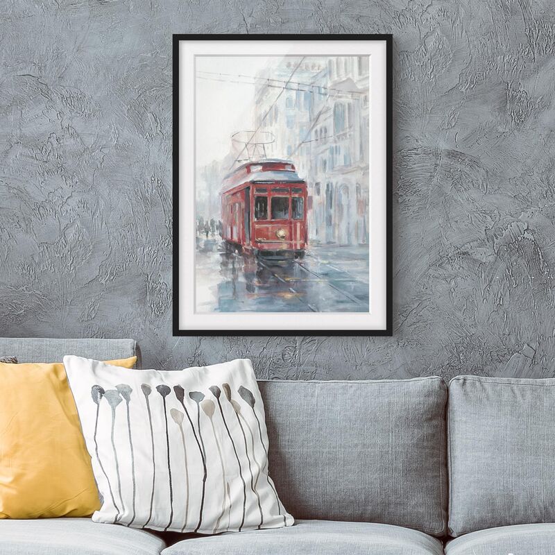 

Póster enmarcado - Tram Study Ii Dimensión LxA: 40cm x 30cm, Marco: Negro