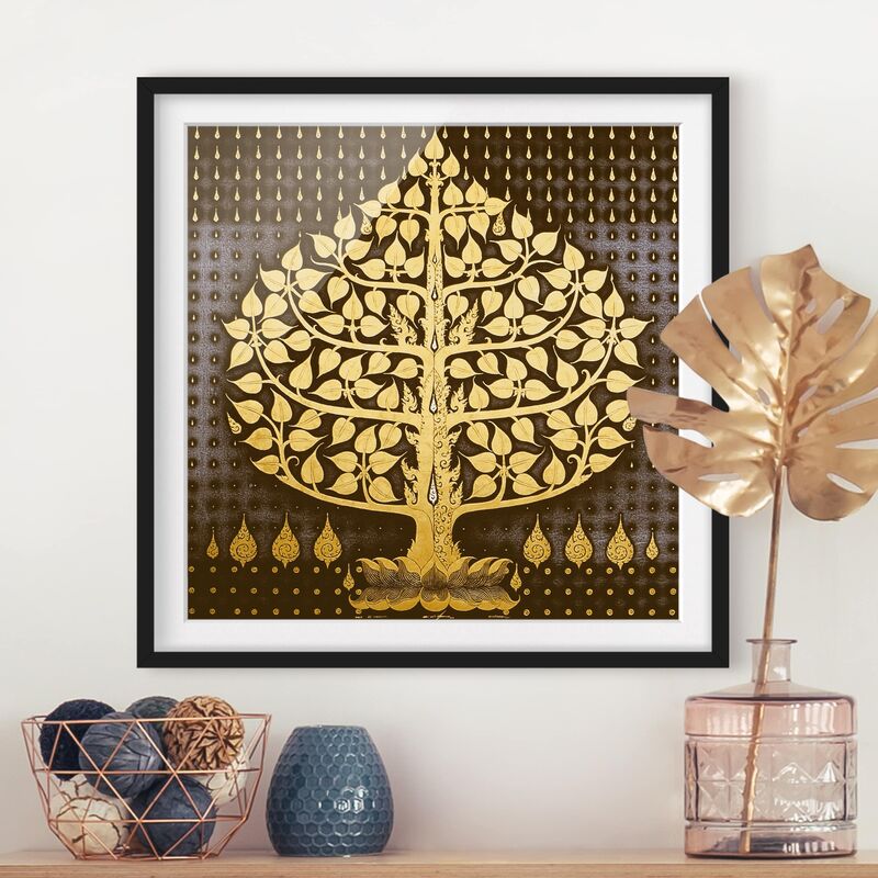 

Póster enmarcado - Tree Of Dreams Dimensión LxA: 50cm x 50cm, Marco: Negro