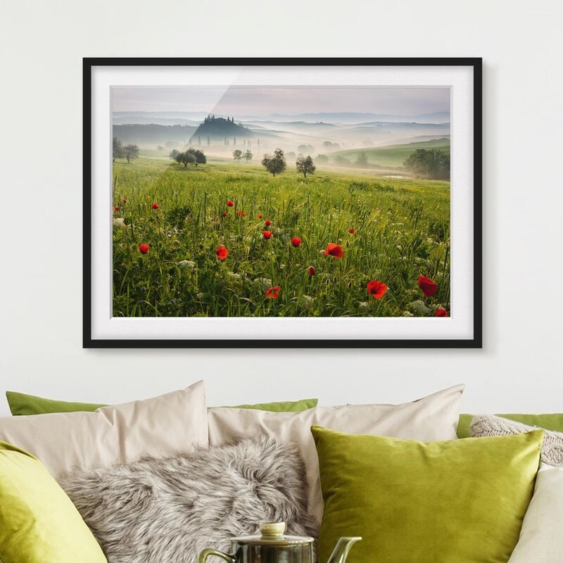 

Póster enmarcado - Tuscany Spring Dimensión LxA: 18cm x 24cm, Marco: Negro