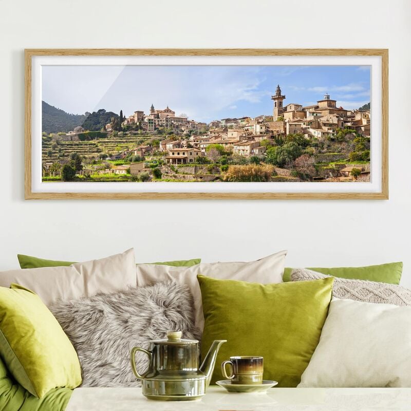 

Póster enmarcado - Valldemossa Rural Dimensión LxA: 30cm x 75cm, Marco: Roble