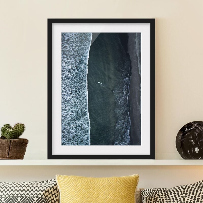 

Póster enmarcado - Veduta aerea - Il Challenger Dimensión LxA: 40cm x 30cm, Marco: Negro