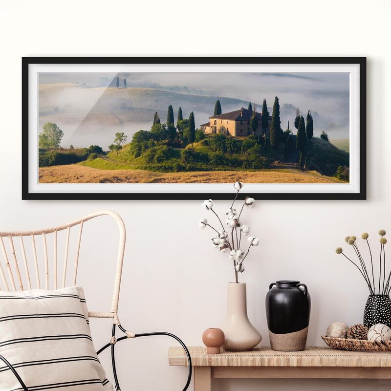 

Póster enmarcado - Vendita In Toscana Dimensión LxA: 20cm x 50cm, Marco: Negro