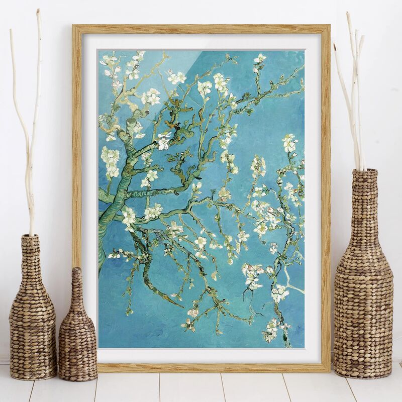 

Póster enmarcado - Vincent Van Gogh - Almond Blossoms Dimensión LxA: 40cm x 30cm, Marco: Roble