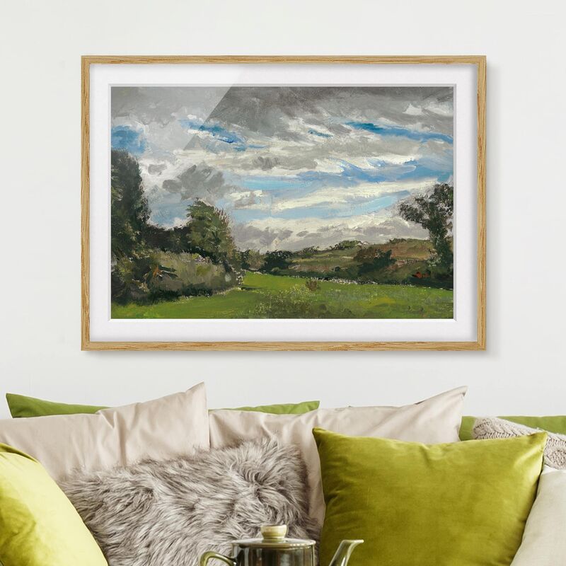

Póster enmarcado - Vincent Van Gogh - In The Dunes Dimensión LxA: 70cm x 100cm, Marco: Roble