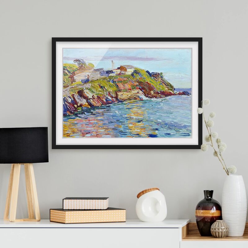 

Póster enmarcado - Wassily Kandinsky - Bay Rapallo Dimensión LxA: 50cm x 70cm, Marco: Negro