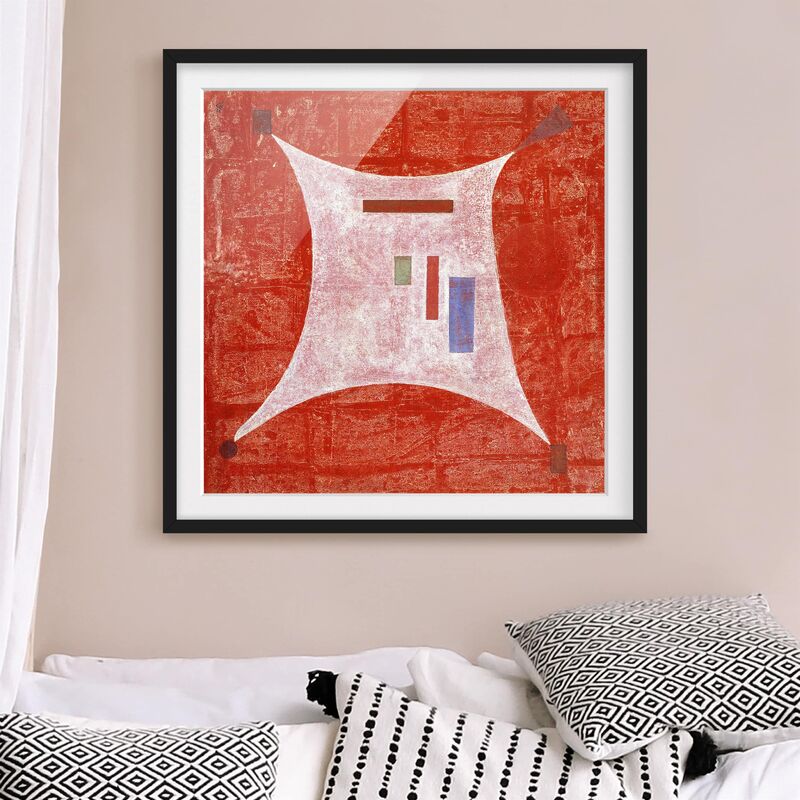 

Póster enmarcado - Wassily Kandinsky - Four Corners Dimensión LxA: 70cm x 70cm, Marco: Negro