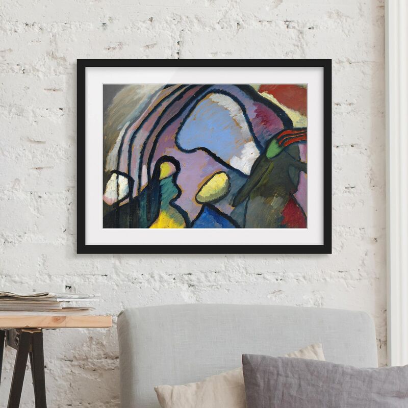 

Póster enmarcado - Wassily Kandinsky - Improvisation Dimensión LxA: 18cm x 24cm, Marco: Negro