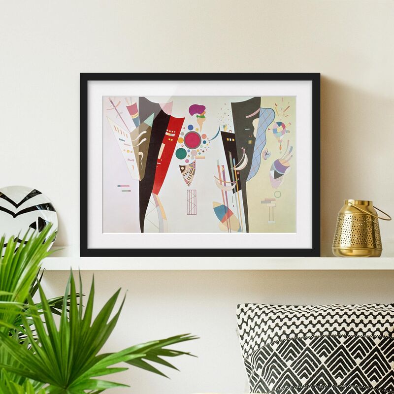 

Póster enmarcado - Wassily Kandinsky - The Mutual Harmony Dimensión LxA: 70cm x 100cm, Marco: Negro
