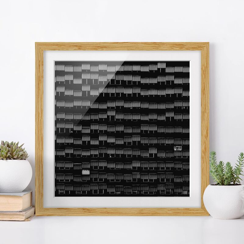 

Póster enmarcado - Way Of Life Dimensión LxA: 70cm x 70cm, Marco: Roble