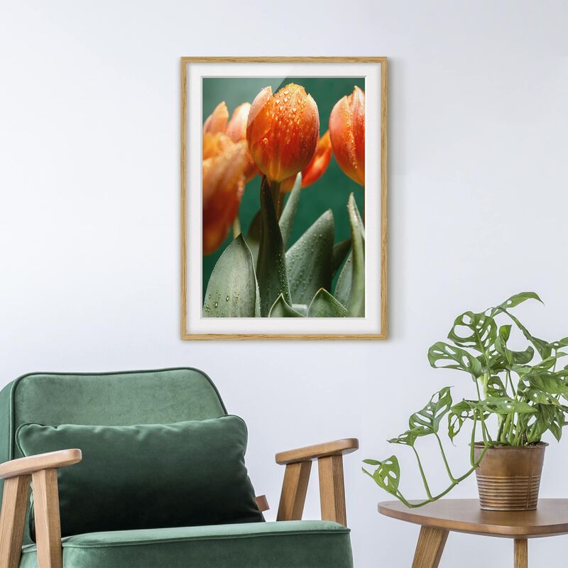 

Póster enmarcado - We Are Tulip Dimensión LxA: 70cm x 50cm, Marco: Roble