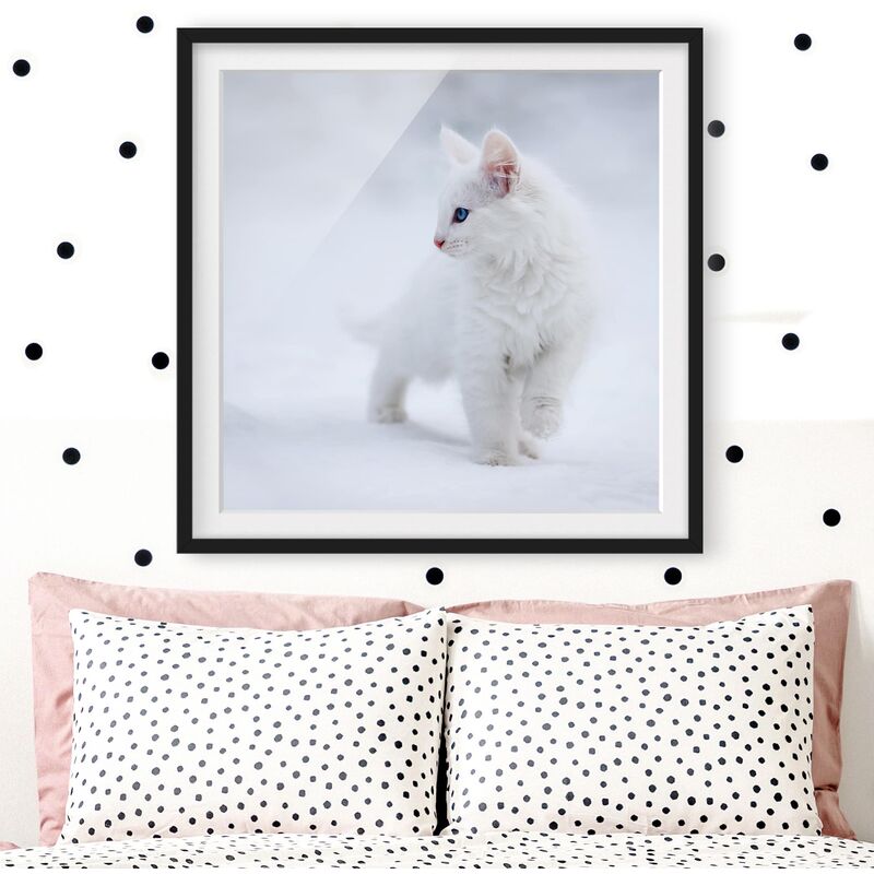 

Póster enmarcado - White As Snow Dimensión LxA: 50cm x 50cm, Marco: Negro
