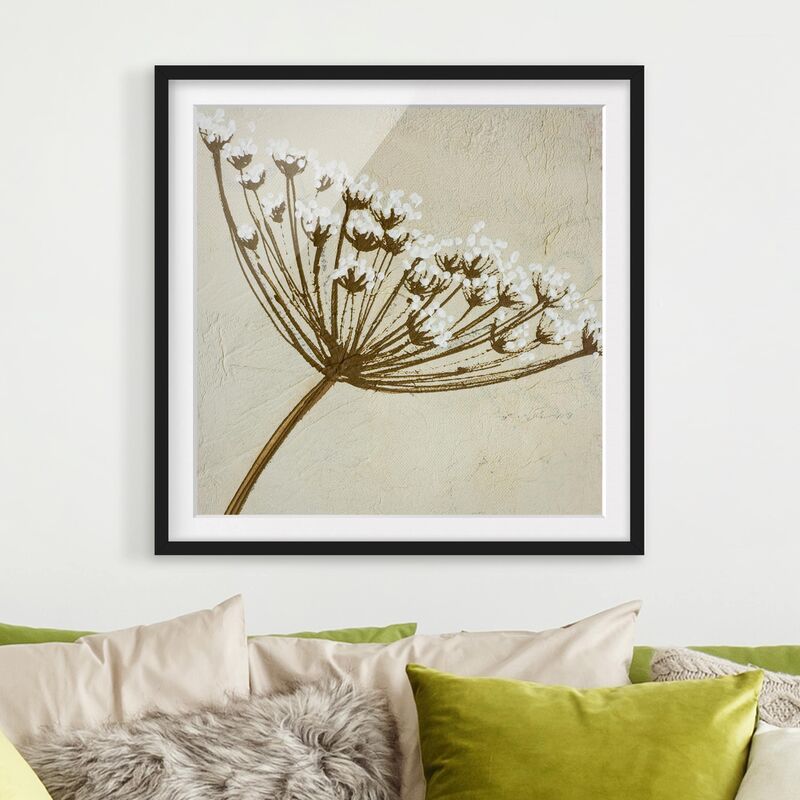 

Póster enmarcado - Wildflower Dimensión LxA: 70cm x 70cm, Marco: Negro