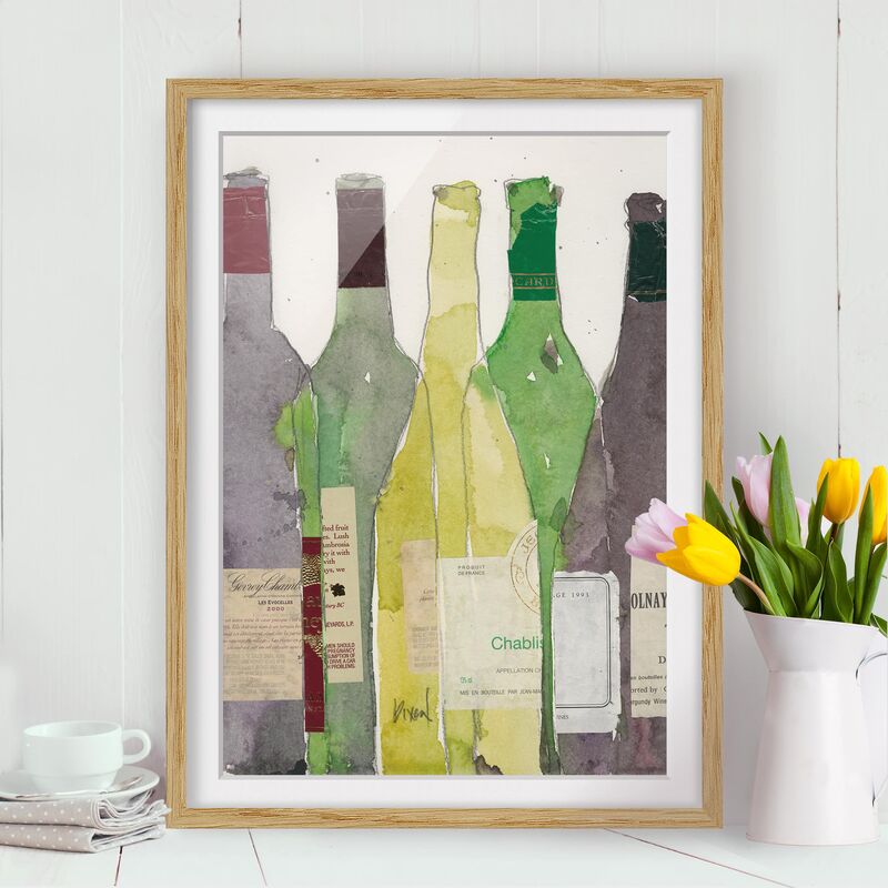 

Póster enmarcado - Wine & Spirits Iii Dimensión LxA: 70cm x 50cm, Marco: Roble