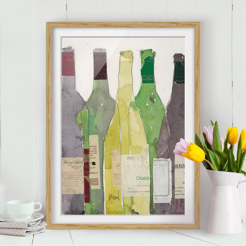 

Póster enmarcado - Wine & Spirits Iii Dimensión LxA: 55cm x 40cm, Marco: Roble