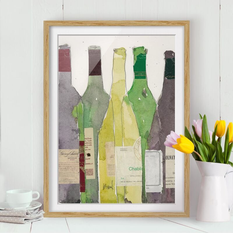 

Póster enmarcado - Wine & Spirits Iii Dimensión LxA: 40cm x 30cm, Marco: Roble