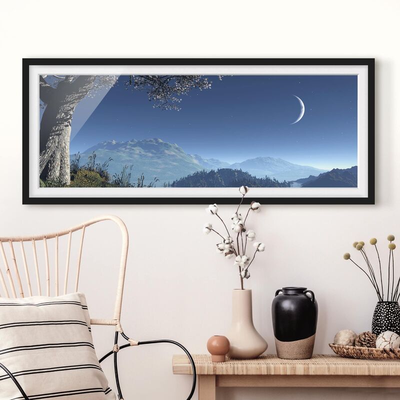 

Póster enmarcado - Winter Fairytale Dimensión LxA: 40cm x 100cm, Marco: Negro