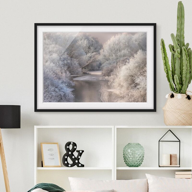 

Póster enmarcado - Winter Song Dimensión LxA: 70cm x 100cm, Marco: Negro