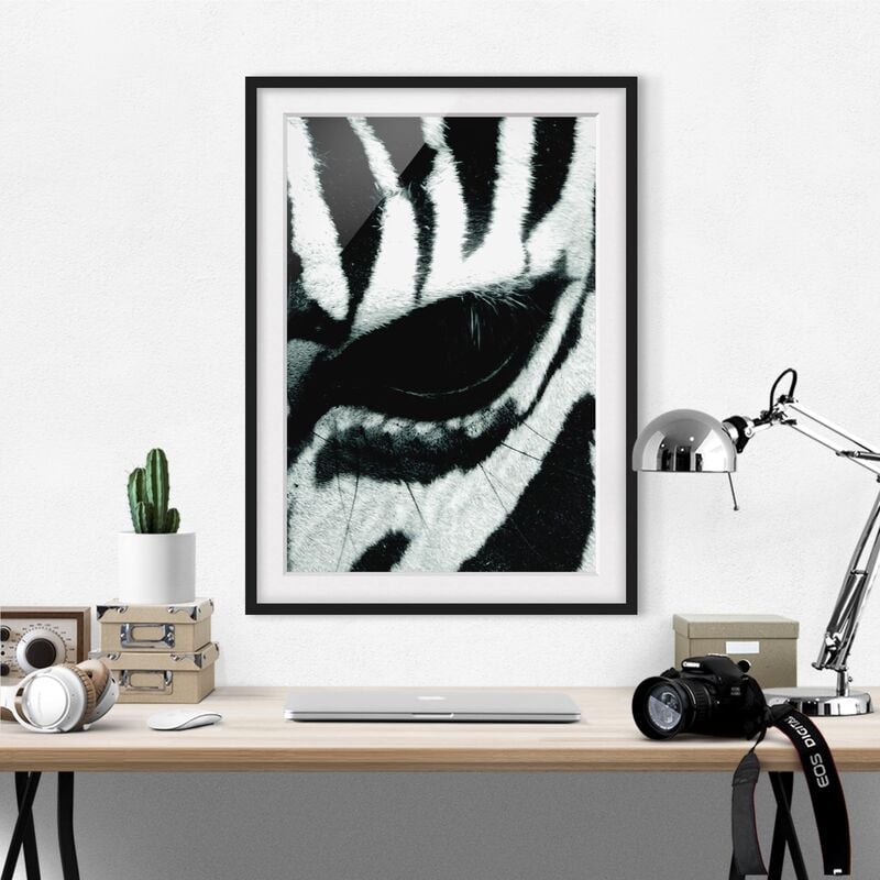 

Póster enmarcado - Zebra Crossing No.4 Dimensión LxA: 55cm x 40cm, Marco: Negro