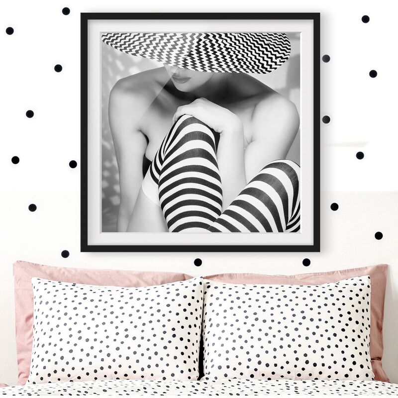 

Póster enmarcado - Zagging That Zig Dimensión LxA: 70cm x 70cm, Marco: Negro