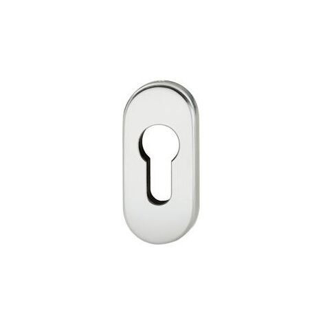 PT-Rosette coulissante porte,PZ, 0 17 1766,oval,Alu F1