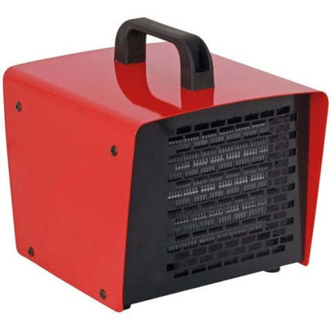 PTC Heizlüfter 2000 Watt mit Thermostat, Werkstattheizung IP21