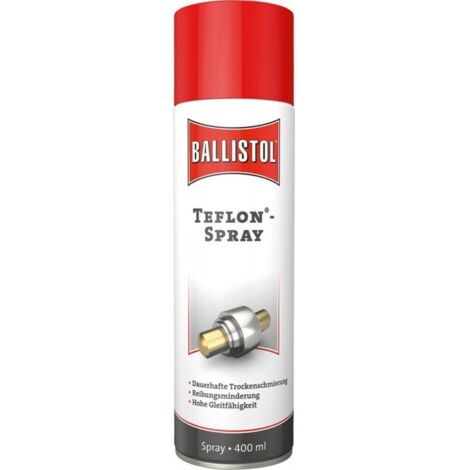 PTFE lubrification à sec BALLISTOL aérosol 400ml