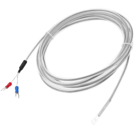 PTFE-Thermoelement Typ K, 2-Draht, wasserdicht, korrosionsbeständig