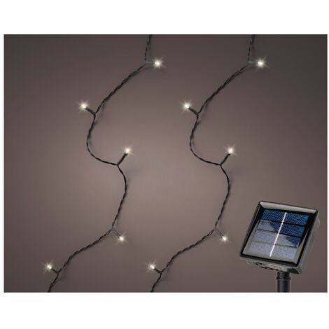 PTira LED Solar Blanca para Exterior 9,9 metros