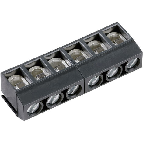 PTR Hartmann 50500020184G Schraubklemmblock 1.50 mm² Polzahl 2 Grau 1 St.