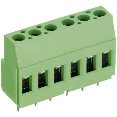 PTR Hartmann 50700030213F Schraubklemmblock 2.50 mm² Polzahl 3 Grün 1 St.