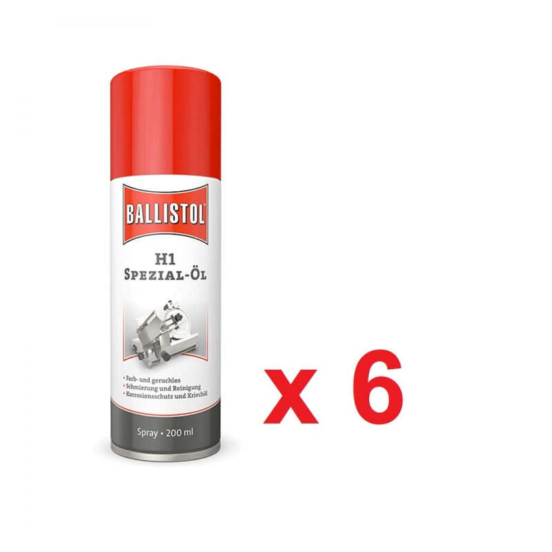 Ballistol - Pétrole H1 - Vaporiser 200 Ml en boîte de 6 pcs