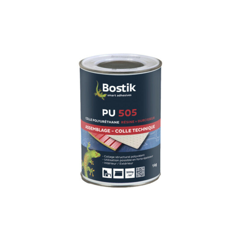 

PU 505 de poliuretano adhesivo 1kg - Blanc - Bostik