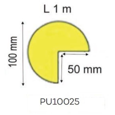 PU Eckenschutz 10025, 100x50mm  Metallbau 758136059