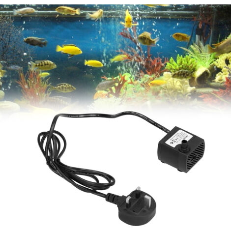 PU023 4WUK 220V Tauchpumpe für Aquarien, Fischbecken, Springbrunnen und Hydrokulturen, mit leisem Keramikrotor und starker Saugnapfhalterung.