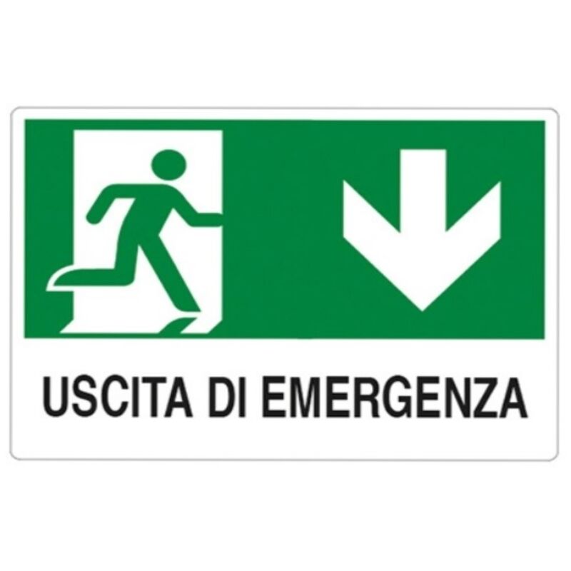 Cartello Pvc Uscita Di Emergenza