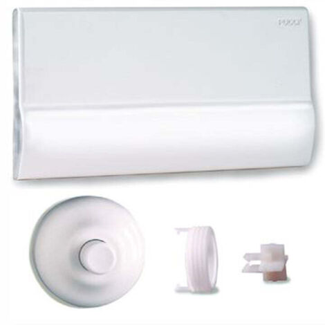 Pucci Placca con bottone basso bianca Rame 10 lt  80007510