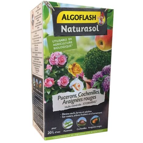 Pucerons, Cochenilles, Araignées rouges 250 mL Naturasol