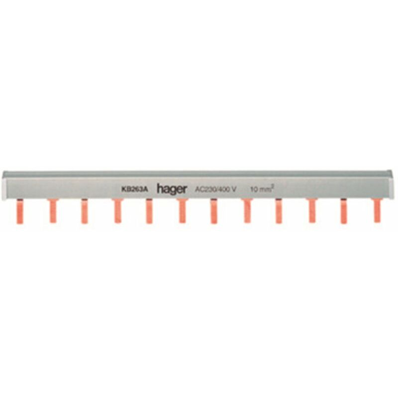 

Peine de conexion de automaticos bipolar KB263A 12P 63A - Hager