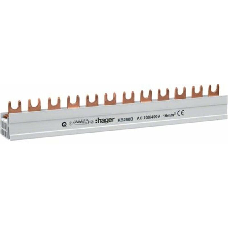 

Peine de conexion de automaticos bipolar KB280B 56P 63A - Hager