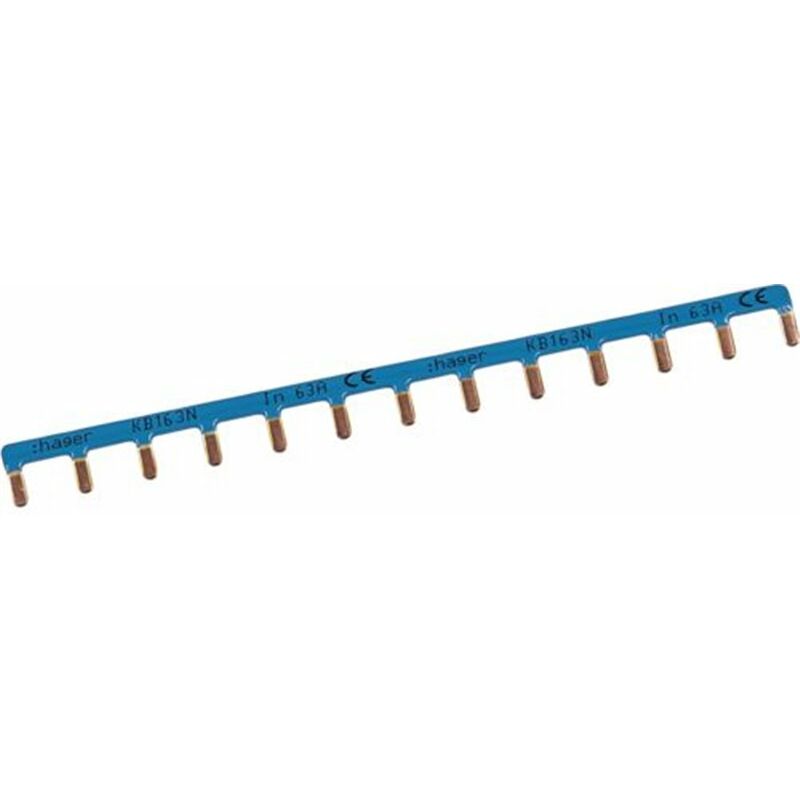 

Peine de conexion de automaticos unipolar KB163N 13P 63A Azul - Hager
