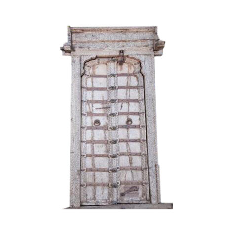 Puerta Antigua Teca 75X30X210 Pieza Unica Tallado