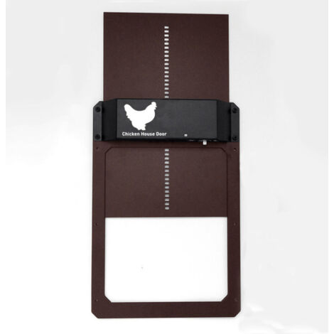 Puerta automática para gallinero con sensor de luz, puerta para gallinero, puerta para mascotas