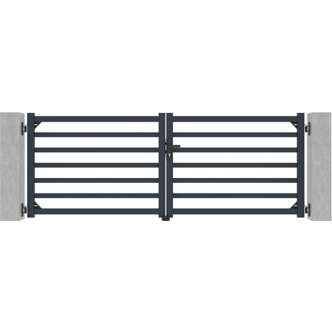 Puerta batiente de aluminio 3m ANTELAO 300 x 110