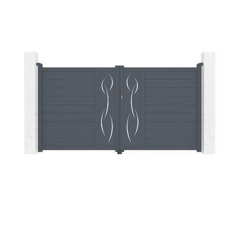 Puerta Batiente de aluminio 3m LIFE 300 x 160 cm