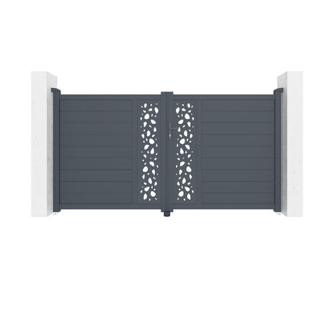 Puerta Batiente de aluminio 3m SUNNY 300 x 160 cm