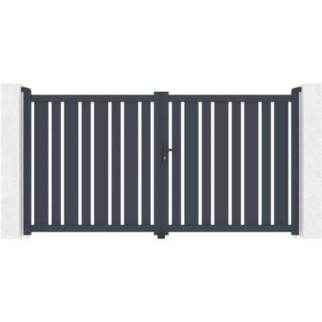 Puerta batiente de aluminio 3m VEYMONT 300 x 160 cm